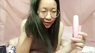 Hot petite Asian brunette girl in  say no to room