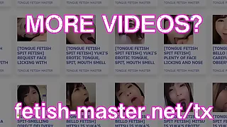 Japanese Asian Tongue Spit Face Nose Licking Sucking Kissing Handjob Charm - On touching at fetish-master&period;net